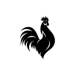 Obraz premium Roster Silhouette Vector