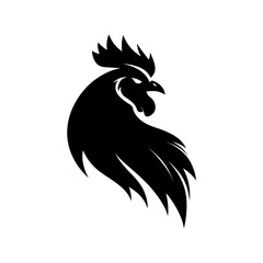 Fototapeta premium Roster Silhouette Vector