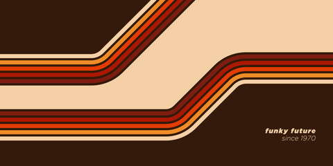 An abstract background inspired by retro-futuristic 1980s style, featuring vibrant and colorful lines.