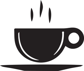 coffee cup icon.,cup of hot coffee