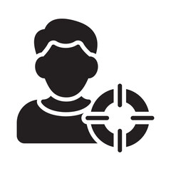 Customer focus Vector Icon which can easily modify or edit