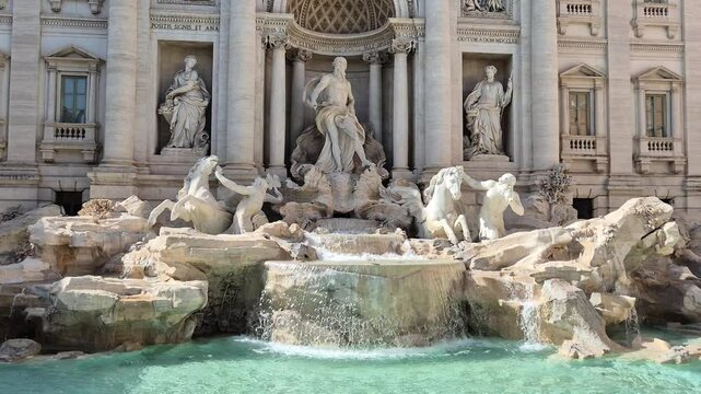 Trevi Fountain (Fontana di Trevi) in Rome, Italy