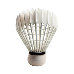 badminton shuttlecock isolated on white