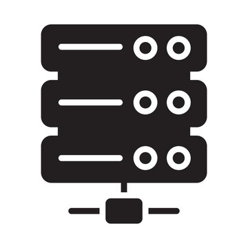 Relational database Vector Icon which can easily modify or edit