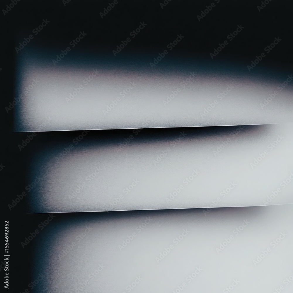 Poster close up view of abstract gray paper layers with dark shadows and texture. minimalism and layered de