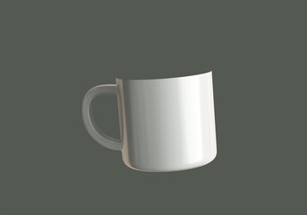 cup, mug, coffee, tea, drink, white, isolated, object, beverage, hot, breakfast, empty, cafe,...