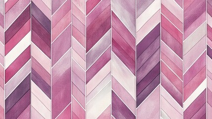 Pink and purple chevron pattern.