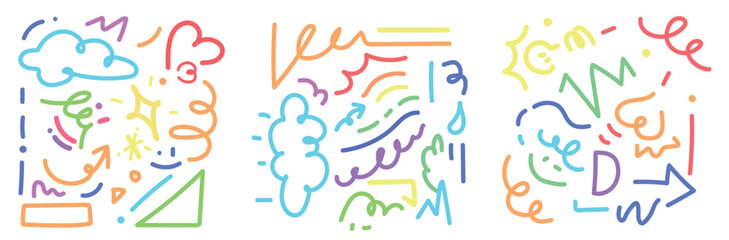 Expand your imagination with a collection of creative minimalist-style art symbols for children, and find the interpretation talked about in this painting and one facial expression in it.