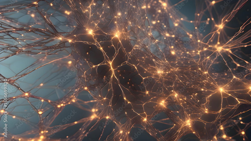 Poster close up of a cell phone with a lot of lights, shown with digital effects and glowing elements in a 