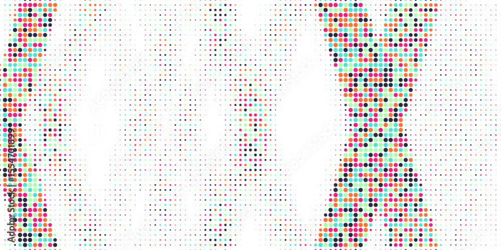 Poster background with the colored circles in a vector.circle abstract pattern.dotted seamless texture.