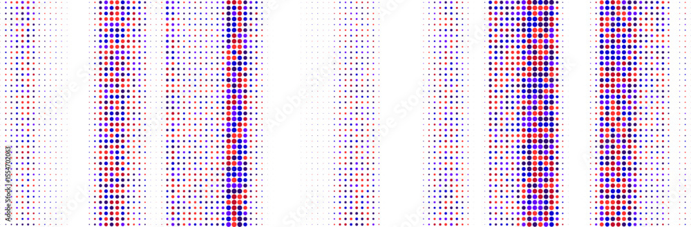 Poster abstract colorful halftone texture dots pattern. vector