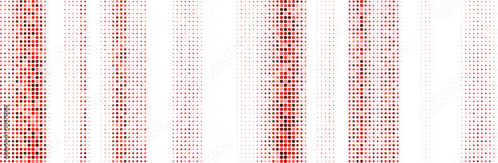Poster abstract colorful halftone texture dots pattern. vector
