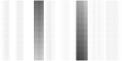 Retro Pixel Halftone Texture – Dirty Grunge Black and White Background	