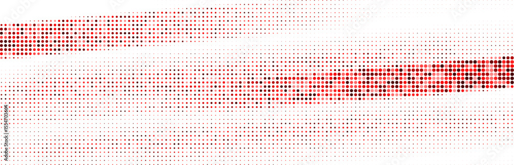 Poster Abstract colorful halftone texture dots pattern. vector	