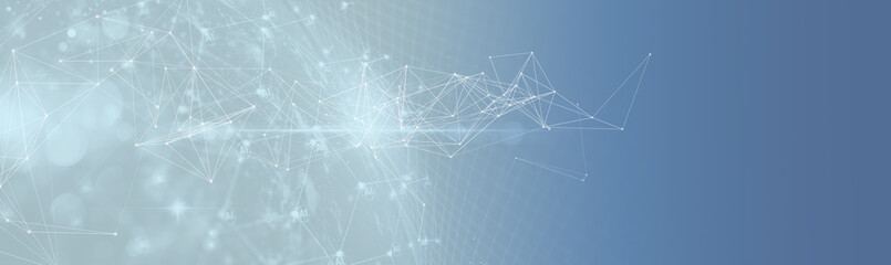 Abstract Technology Network Background with AI and Digital Connections