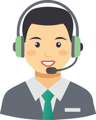 asian-customer-service-employee-smiling-with-heads. icon
