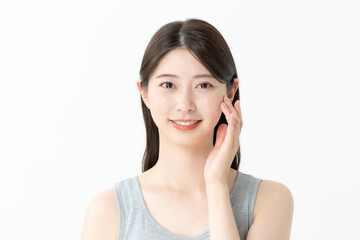 女性　ビューティー　スキンケア