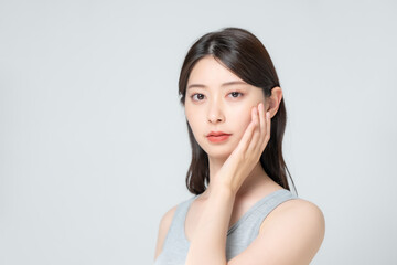 Fototapeta premium 女性 ビューティー スキンケア