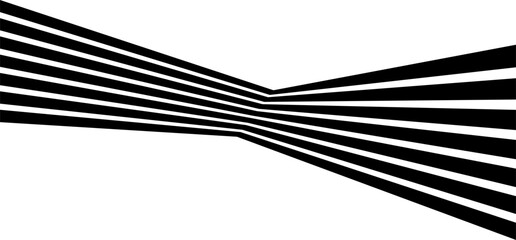 Perspective 3d, geometric line with 3d dimensional effect