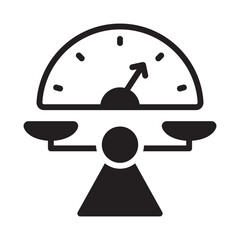 Balanced scorecard Vector Icon which can easily modify or edit