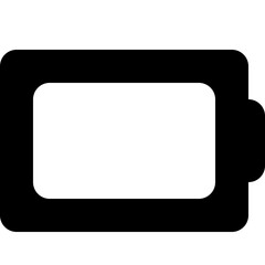 Battery Icon Vector - Power Energy Level Charge Status Symbol