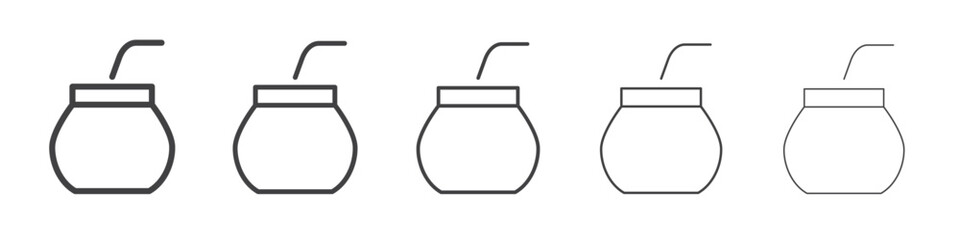 Mate icon flat simple outline logo