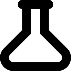 Laboratory Flask Science Chemistry Vector Icon