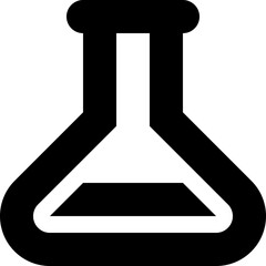 Laboratory Flask Science Chemistry Vector Icon