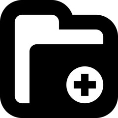 Folder Add Create Plus Vector Icon