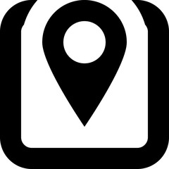 Location Map Pin GPS Navigation Address Marker Place Finder Icon Vector