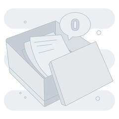 Empty File  Empty States Illustration