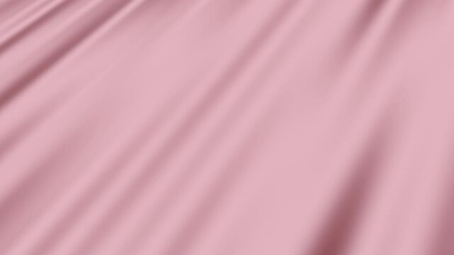 soft subtle romantic soft pink shade of floating slightly rippled dusty baby pink silk satin fabric sheet material to create wallpaper or background textures 4K