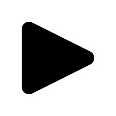 Play Button Triangle Media Player Icon Vector