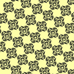 seamless pattern with floral elements