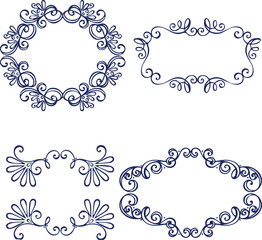 Beautiful flower art and mandala vector design