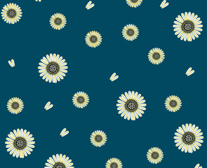 seamless pattern with flowers