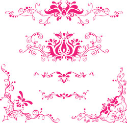 Beautiful flower art and mandala vector design