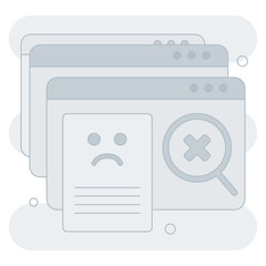 No Result Found  Empty States Illustration