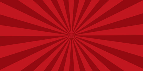 Simple Dark Christmas Red Light burst Effect vector background