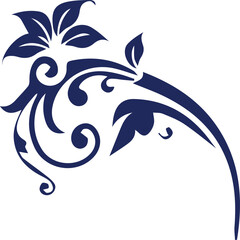 Beautiful flower art and mandala vector design