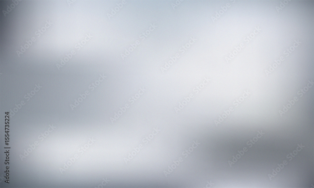 Poster softly blurred gray and white gradient background with subtle grain texture