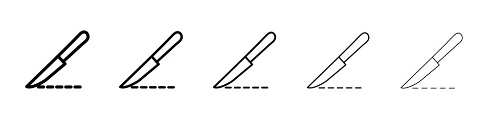 surgery icon flat simple outline logo