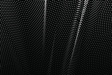 metal grid background . black and white abstract background . halftone