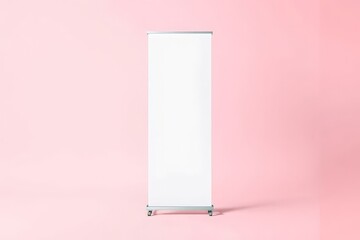 Blank Roll Up Banner Stand Display Mockup Ready for Your Design