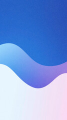 Abstract gradient illustration featuring smooth flowing waves in shades of blue and pink, creating a serene and modern visual atmosphere for design projects and backgrounds