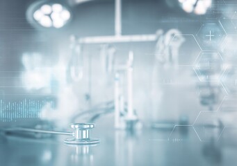 Fototapeta premium Modern surgery with advanced technology tools