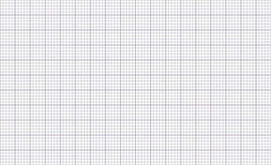 Square grid of graph paper. Abstract checkered background. Geometric pattern for school, technical engineering lines scale measurement. Lined notebook form on white background.
