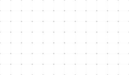 White background with geometric grid and dot markers, leaving free space. Graph paper illustration: template for educational, architectural and mathematical drawings.