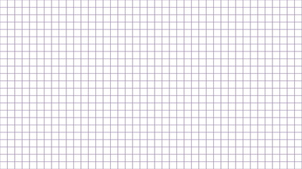 Square grid on white background. Graph paper pattern for school, math, drafting, architecture. Vector illustration for notebooks and templates.