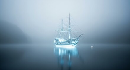 Fototapeta premium A surreal image of a deep canyon, but instead of a river at the bottom, there is a dense, starry nebula, a slice of the night sky.